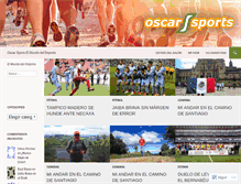 Tablet Screenshot of oscarsports.com
